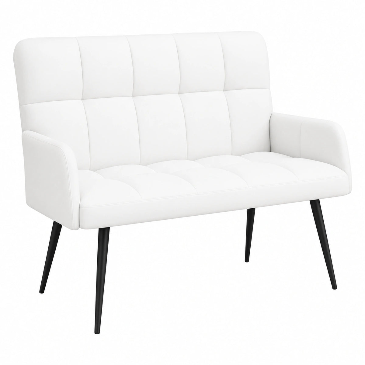 Sofá Moderno de 2 Plazas de Tela, Elegante y Compacto para Sala