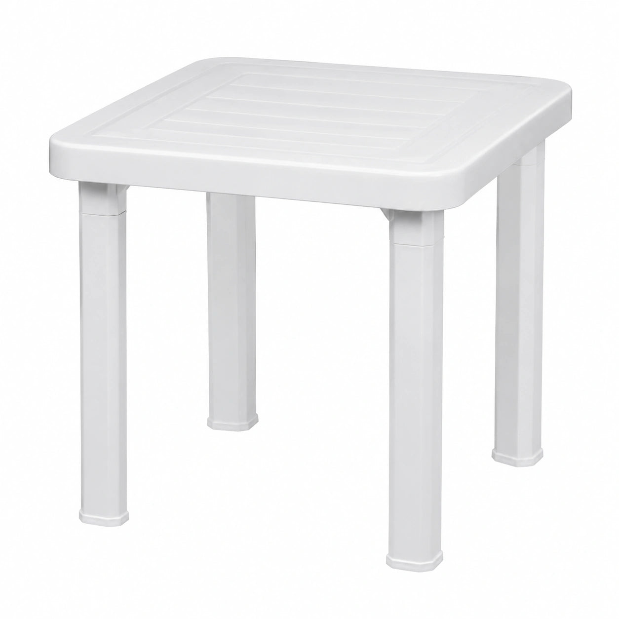 Mesa Auxiliar Exterior Resol Garbar 47x47 cm para Jardín y Terraza, Multicolor