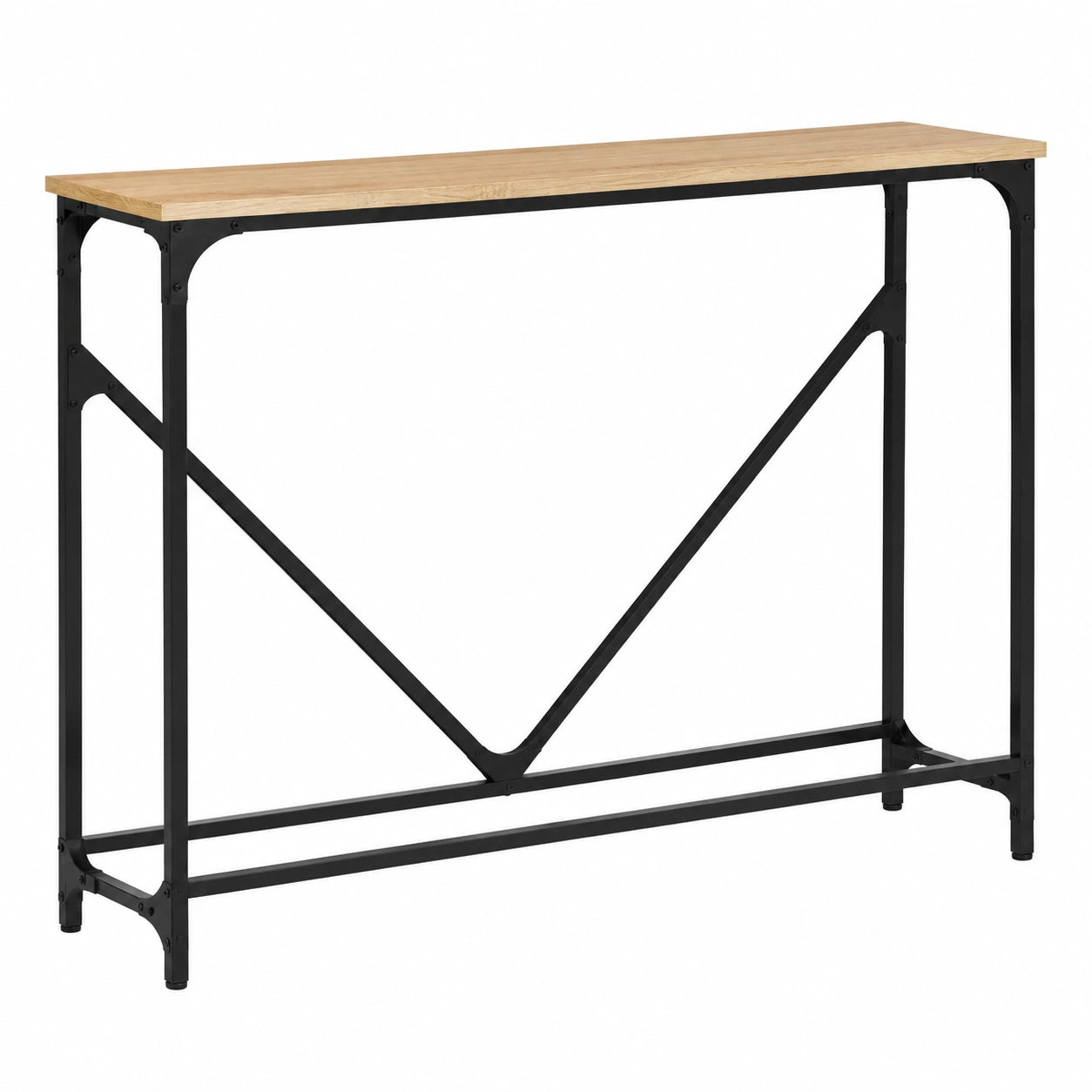 Mesa Consola de Madera Roble Sonoma para Entrada 102x22,5x75 cm