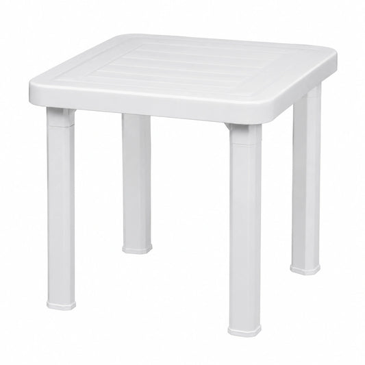 Mesa Auxiliar Exterior Resol Garbar 47x47 cm para Jardín y Terraza, Multicolor