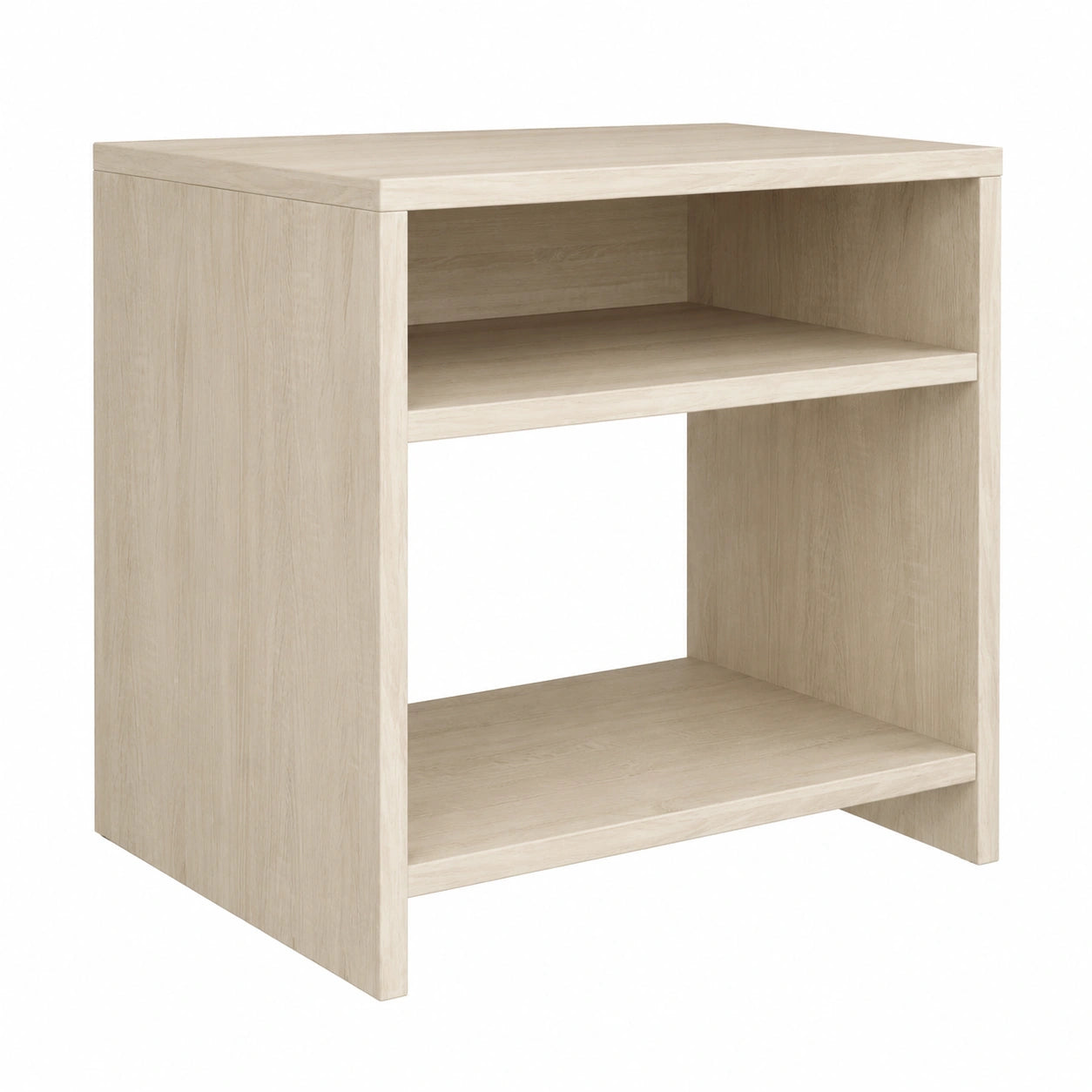 Mesita de Noche con 2 Estantes de Roble Sonoma para Dormitorio