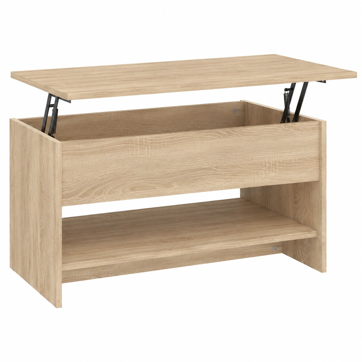 Mesa de Centro de Madera Roble Sonoma para Sala de Estar 80x50x40 cm